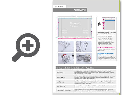 Product Bild hochwertige_messewand_mit_klettsystem_inkl__druck_und_versand_3_x_3_gerade