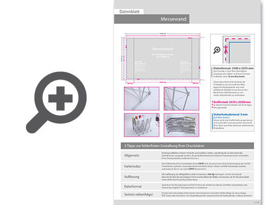 Product Bild hochwertige_messewand_mit_klettsystem_inkl__druck_und_versand_4_x_3_gerade