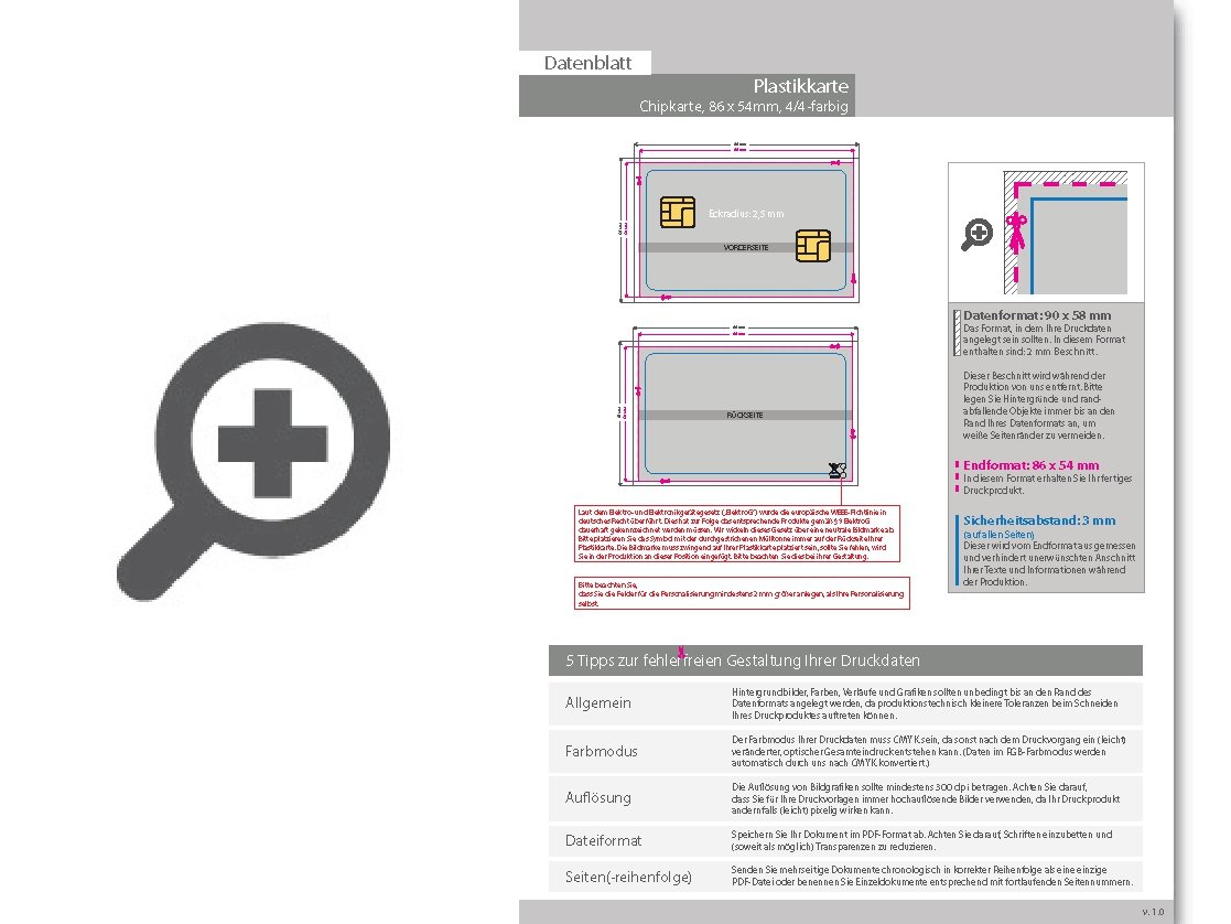 Product Bild chipkarte_sle5542_mit_einseitiger_hei__folienpr__gung_silber_4_4_farbig_bedruckt_auf_wei__em_hintergrund